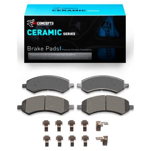Chrysler Aspen Brake Pads - Front - R1 Concepts - Ceramic - `05-`24